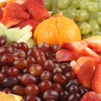 fruit platter tray
