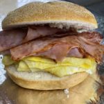 ham breakfast sandwich